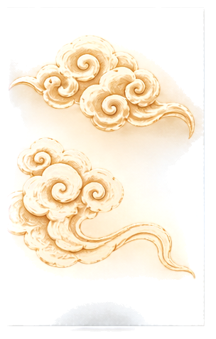 Họa tiết mây phong thủy